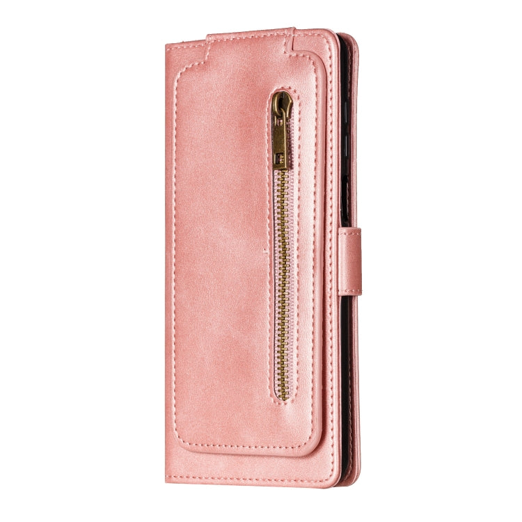 For Xiaomi Redmi Note 9 Pro Nine Card Zipper Bag Horizontal Flip Leather Case With Holder & Card Slots & Photo Frame & Wallet