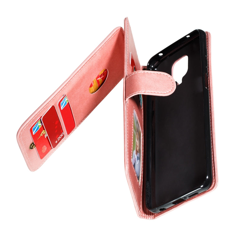 For Xiaomi Redmi Note 9 Pro Nine Card Zipper Bag Horizontal Flip Leather Case With Holder & Card Slots & Photo Frame & Wallet