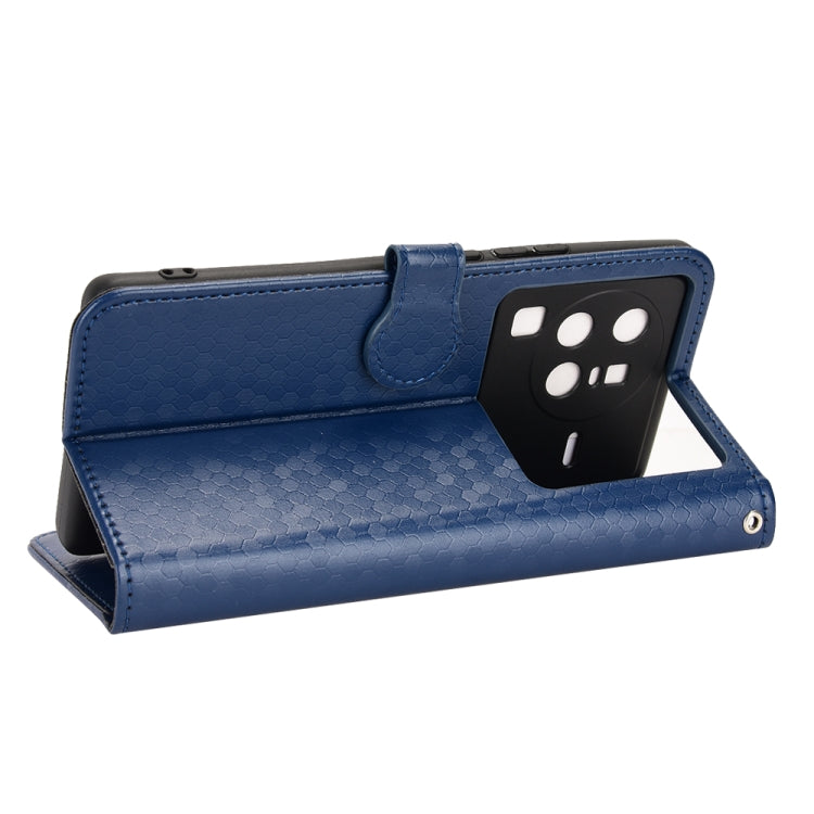 For vivo X80 Pro Honeycomb Dot Texture Leather Phone Case