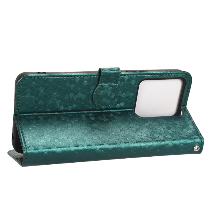 For vivo Y35 4G Honeycomb Dot Texture Leather Phone Case