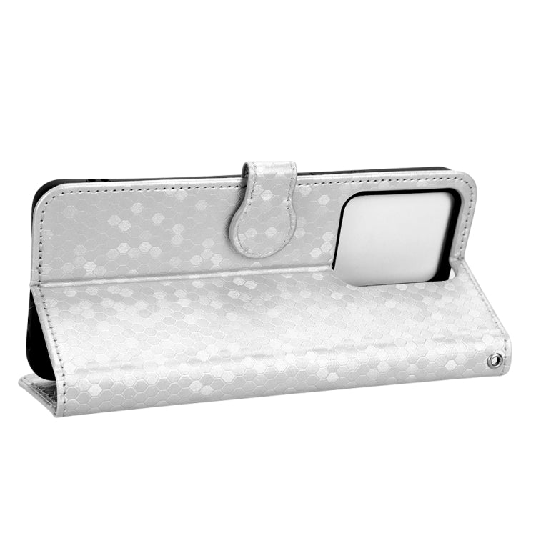 For vivo Y35 4G Honeycomb Dot Texture Leather Phone Case