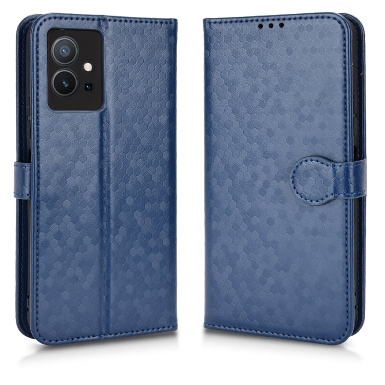 For vivo T1 5G / Y75 5G / Y55 5G Global Honeycomb Dot Texture Leather Phone Case