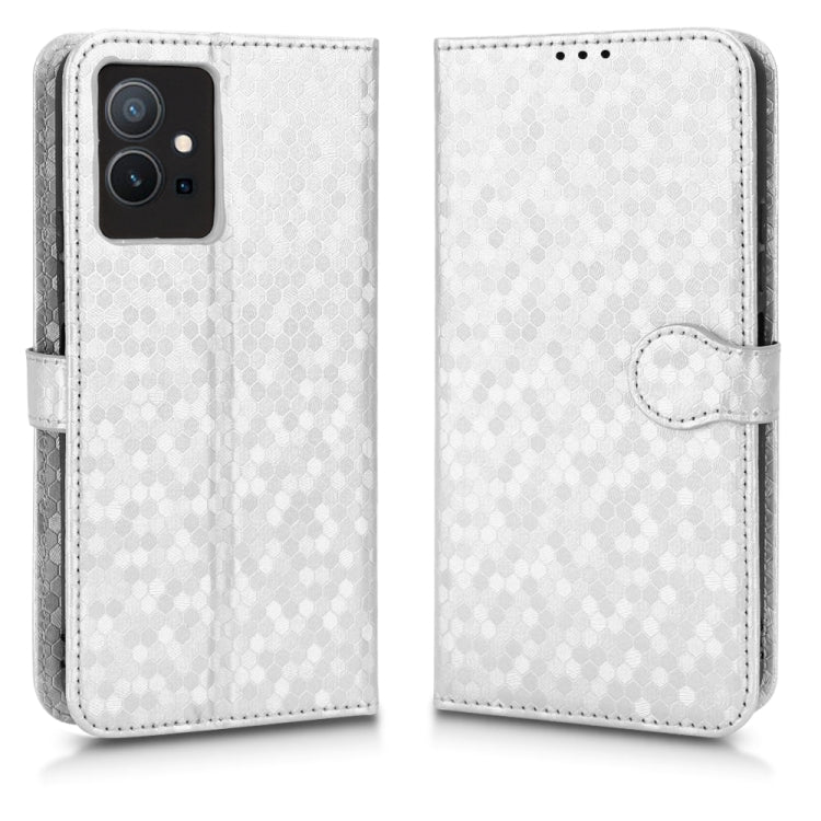 For vivo T1 5G / Y75 5G / Y55 5G Global Honeycomb Dot Texture Leather Phone Case