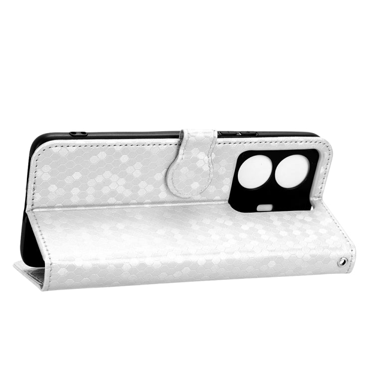 For vivo S15e 5G Honeycomb Dot Texture Leather Phone Case