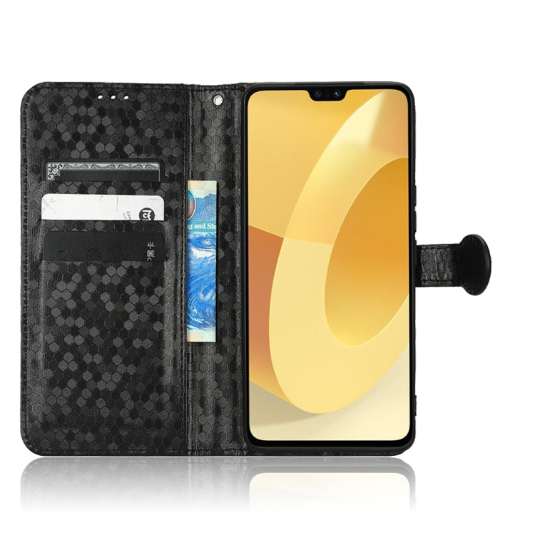 For vivo S12 Honeycomb Dot Texture Leather Phone Case
