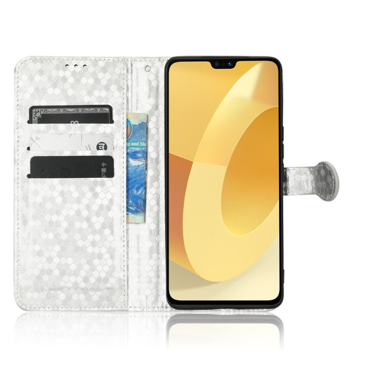 For vivo S12 Honeycomb Dot Texture Leather Phone Case