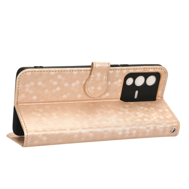 For vivo S12 Pro / V23 Pro 5G Honeycomb Dot Texture Leather Phone Case