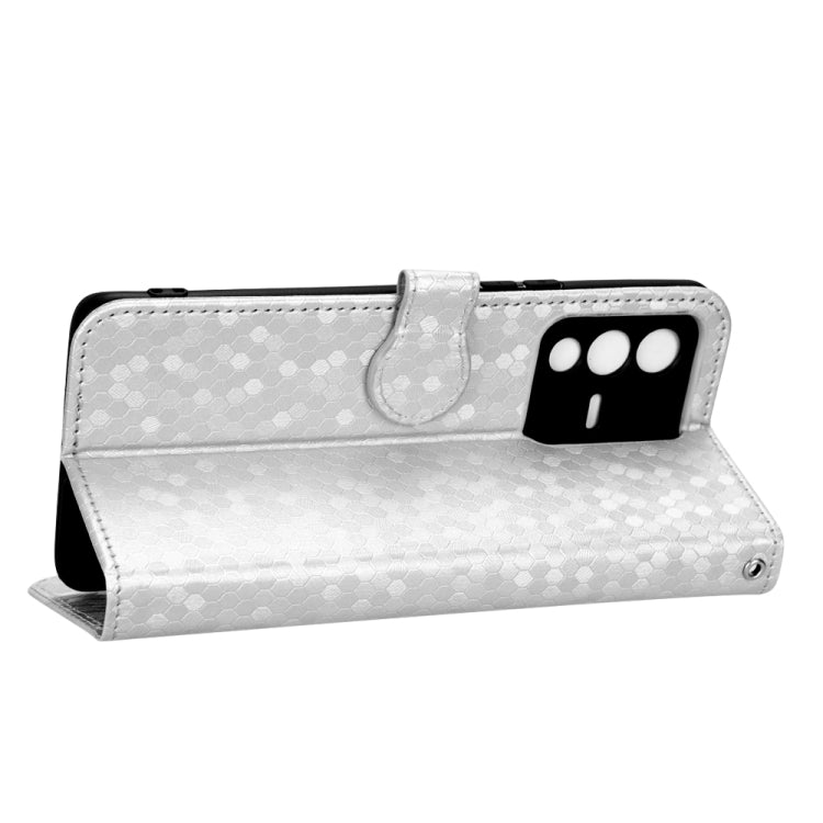 For vivo S12 Pro / V23 Pro 5G Honeycomb Dot Texture Leather Phone Case