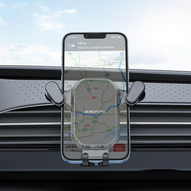 Borofone BH76 BH76 Soul Hook Clip Air Outlet Car Holder(Black)
