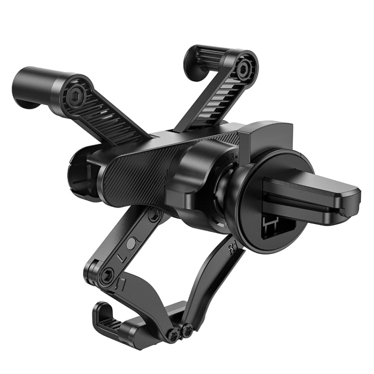 Borofone BH78 Point Air Outlet Gravity Linkage Car Holder(Black)