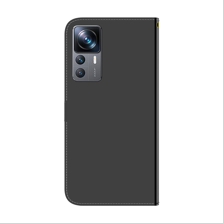 For Xiaomi 12T Pro Imitated Mirror Surface Flip Leather Phone Case