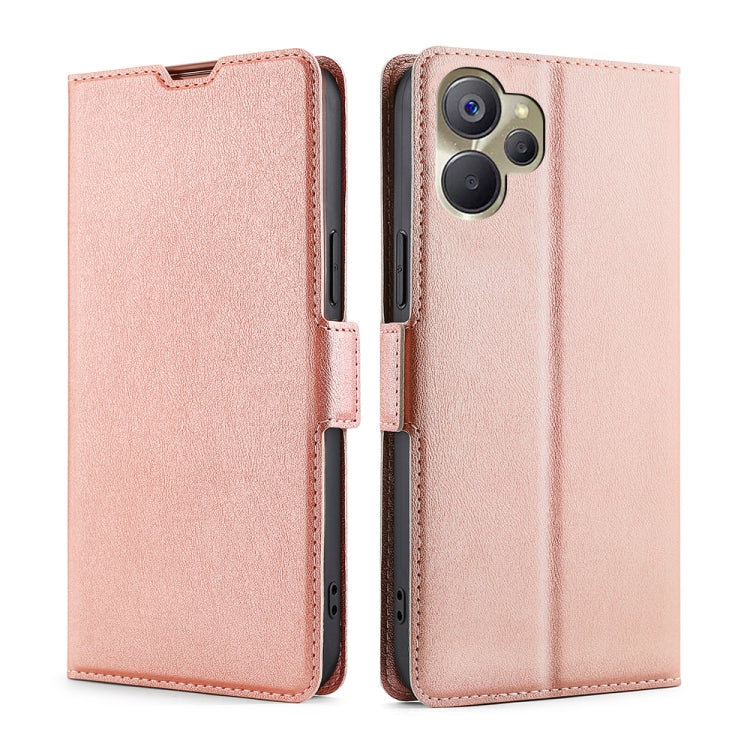 For Realme 9i 5G Global/10 5G Ultra-thin Voltage Side Buckle Horizontal Flip Leather Phone Case