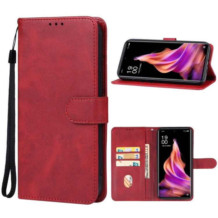 For OPPO Reno9 Leather Phone Case