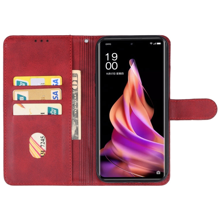 For OPPO Reno9 Leather Phone Case