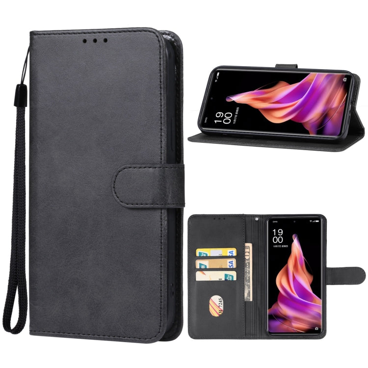 For OPPO Reno9 Leather Phone Case