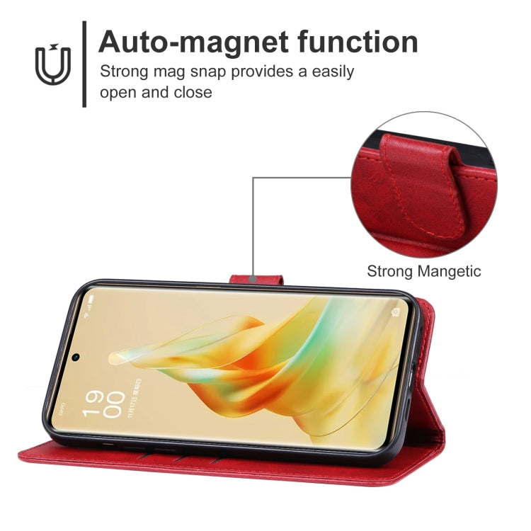 For OPPO Reno9 Pro Leather Phone Case