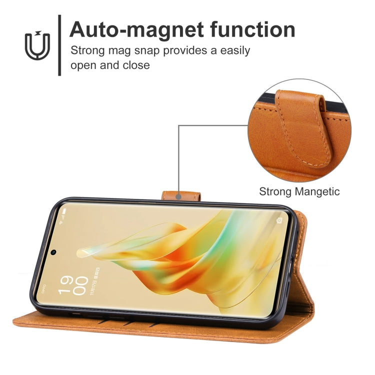 For OPPO Reno9 Pro Leather Phone Case