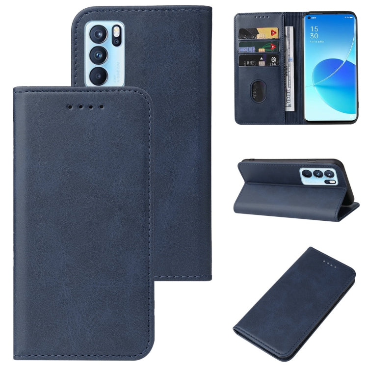 For OPPO Reno6 Pro 5G Magnetic Closure Leather Phone Case