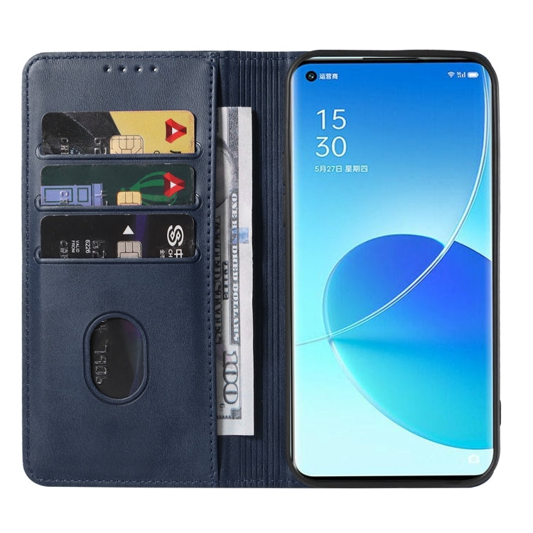 For OPPO Reno6 Pro 5G Magnetic Closure Leather Phone Case