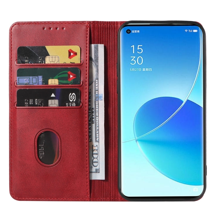 For OPPO Reno6 Pro 5G Magnetic Closure Leather Phone Case
