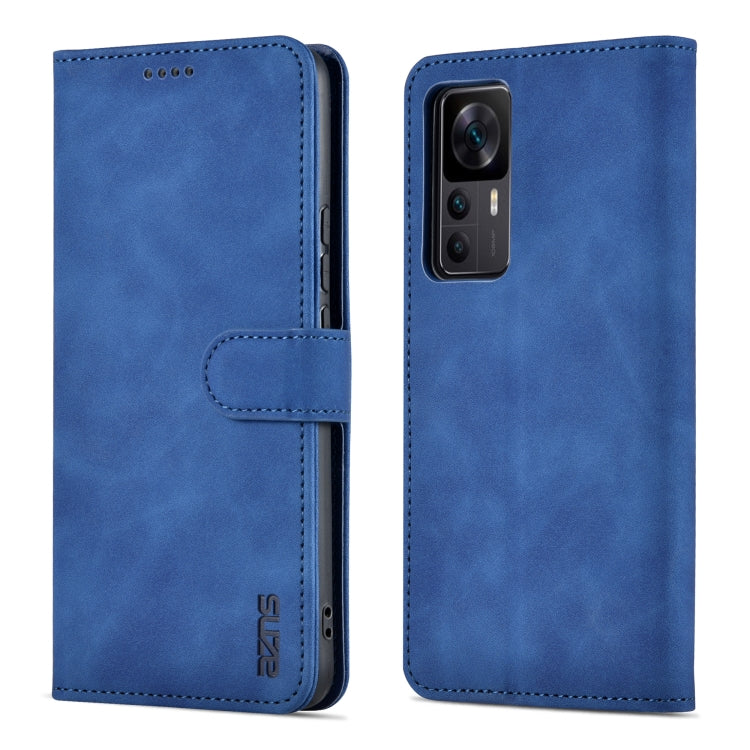 For Xiaomi 12T / 12T Pro / Redmi K50 Ultra AZNS Skin Feel Calf Texture Flip Leather Phone Case