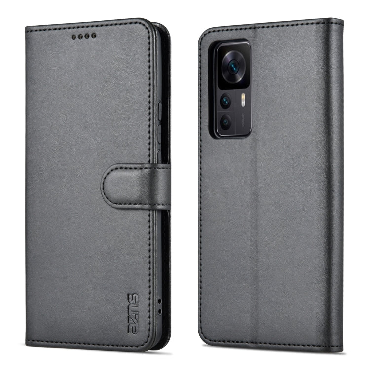 For Xiaomi 12T / 12T Pro / Redmi K50 Ultra AZNS Skin Feel Calf Texture Flip Leather Phone Case