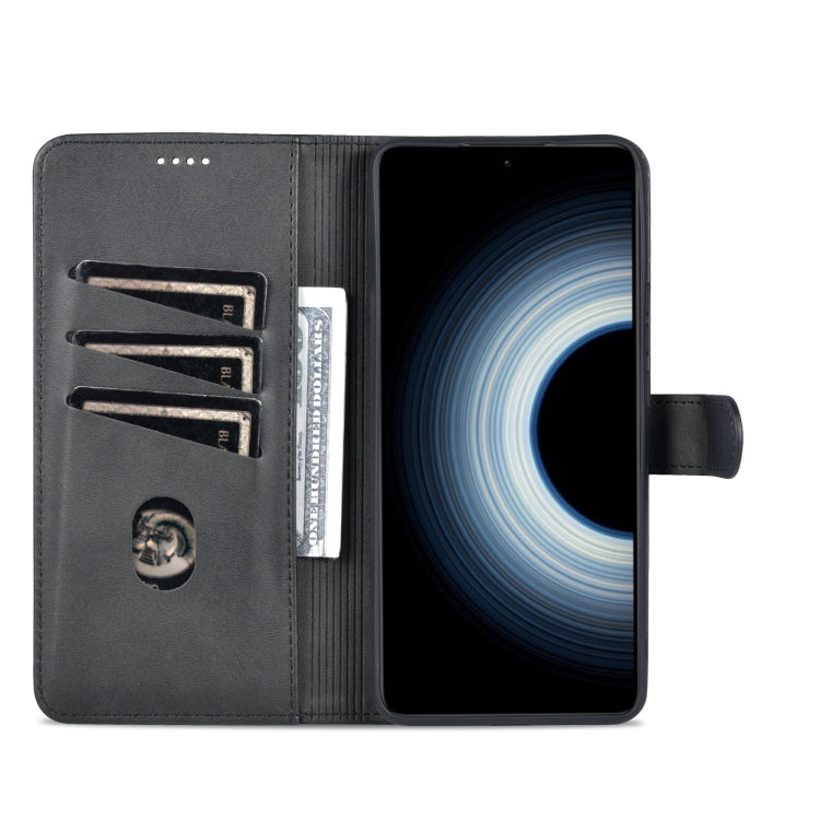 For Xiaomi 12T / 12T Pro / Redmi K50 Ultra AZNS Skin Feel Calf Texture Flip Leather Phone Case