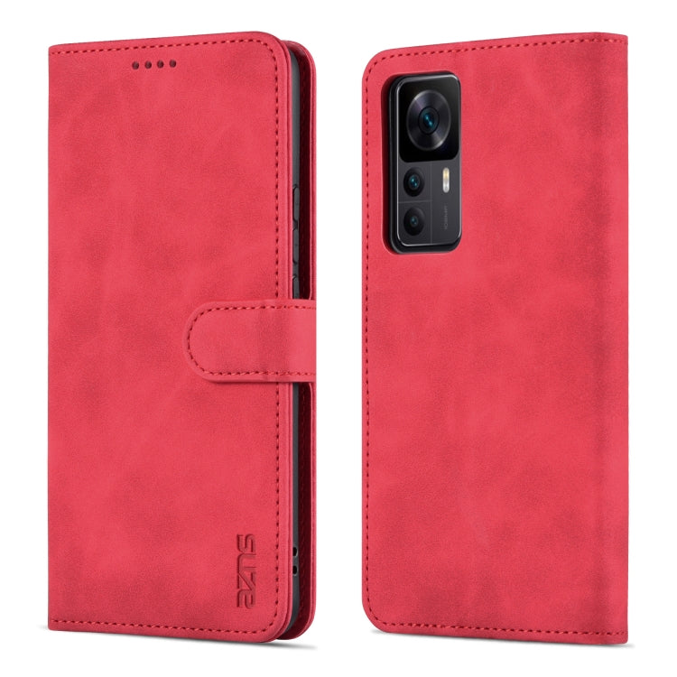 For Xiaomi 12T / 12T Pro / Redmi K50 Ultra AZNS Skin Feel Calf Texture Flip Leather Phone Case