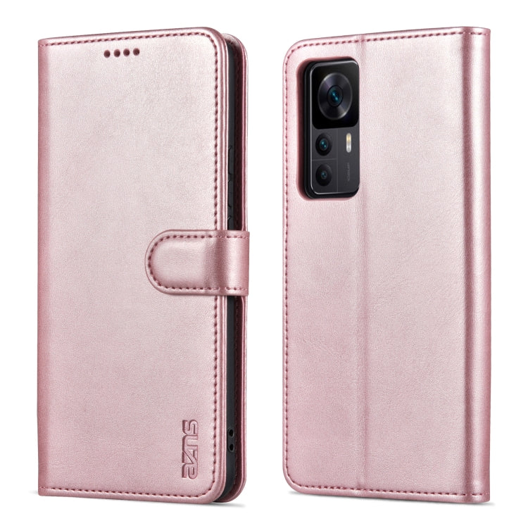 For Xiaomi 12T / 12T Pro / Redmi K50 Ultra AZNS Skin Feel Calf Texture Flip Leather Phone Case