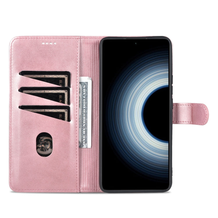 For Xiaomi 12T / 12T Pro / Redmi K50 Ultra AZNS Skin Feel Calf Texture Flip Leather Phone Case