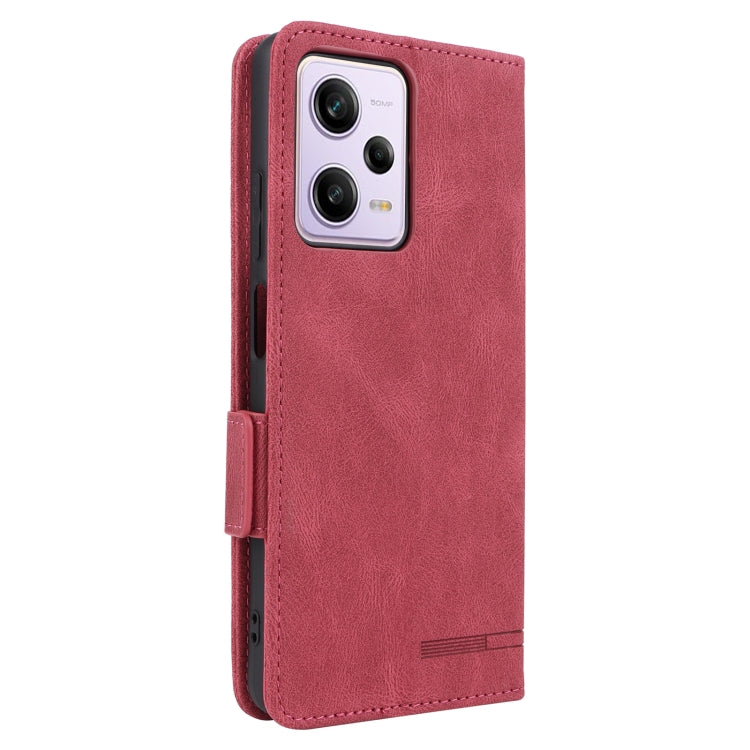 For Xiaomi Redmi Note 12 Pro 5G China Magnetic Clasp Flip Leather Phone Case