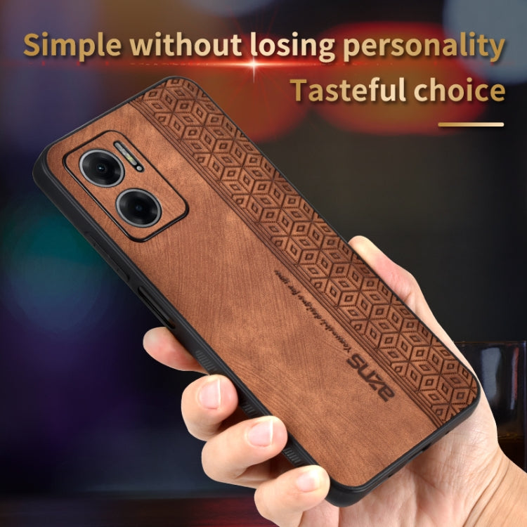 AZNS 3D Embossed Skin Feel Phone Case for Xiaomi Redmi Note 11E 5G / Redmi 10 5G / Redmi 10 Prime+ 5G India