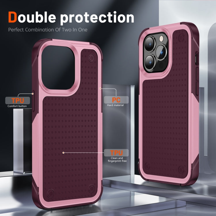 For iPhone 13 Pro Max PC + TPU Shockproof Protective Phone Case