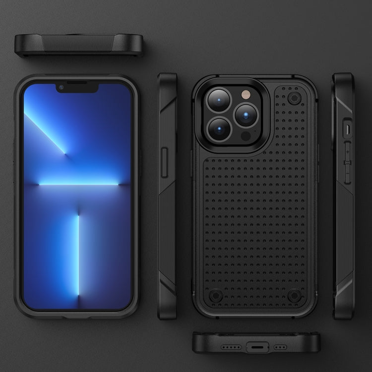 For iPhone 13 Pro Max PC + TPU Shockproof Protective Phone Case