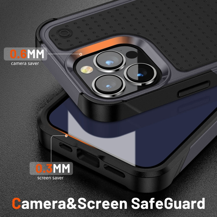 For iPhone 13 Pro Max PC + TPU Shockproof Protective Phone Case