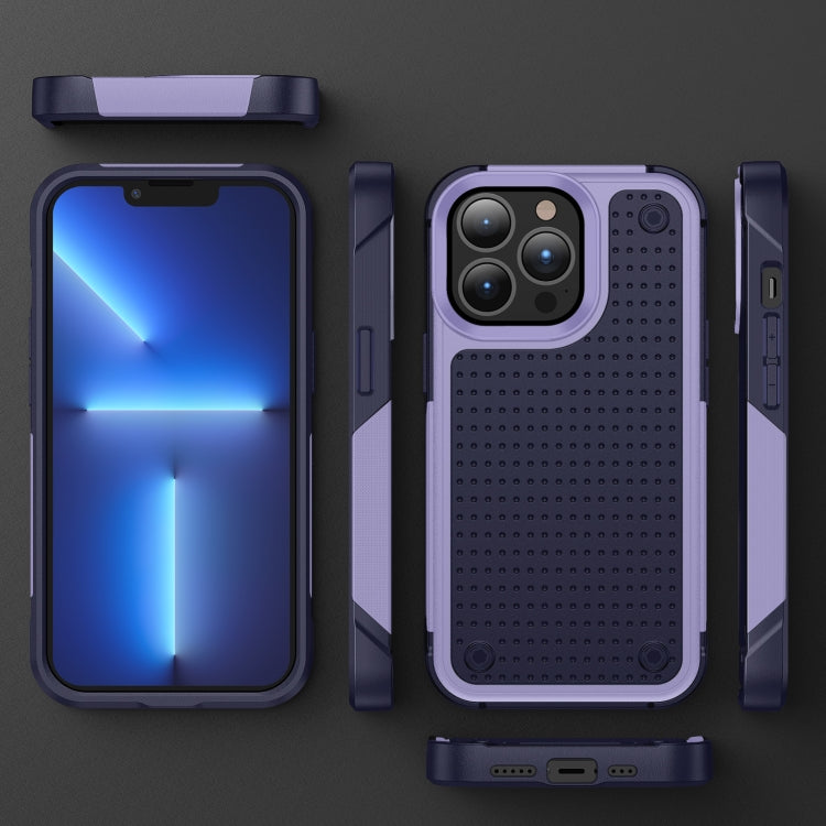 For iPhone 13 Pro Max PC + TPU Shockproof Protective Phone Case