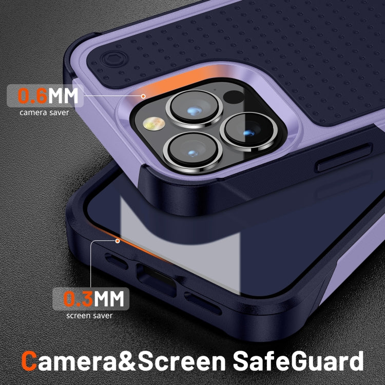 For iPhone 13 Pro Max PC + TPU Shockproof Protective Phone Case