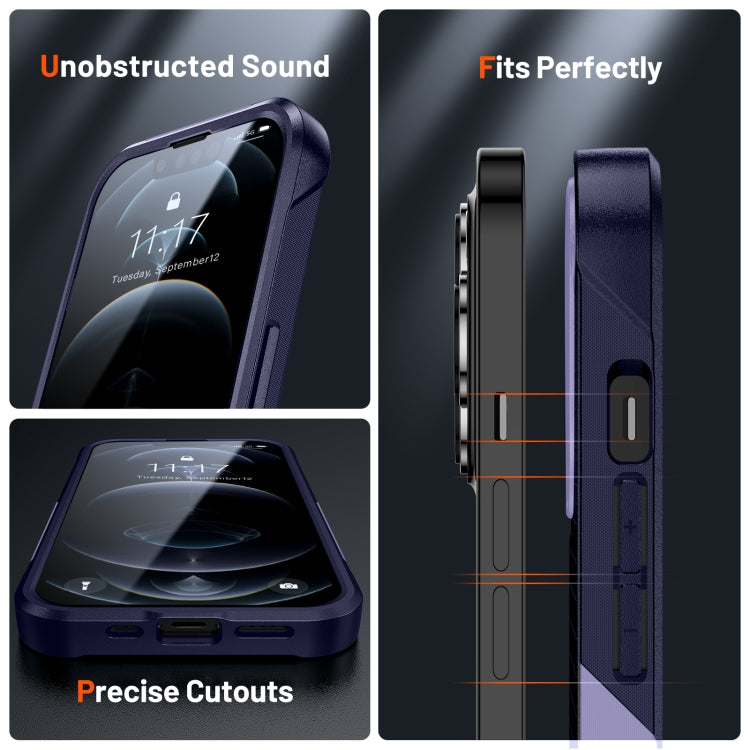 For iPhone 13 Pro PC + TPU Shockproof Protective Phone Case