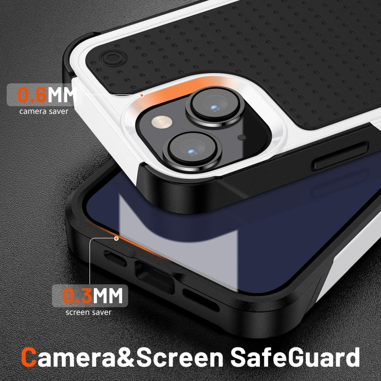 For iPhone 13 PC + TPU Shockproof Protective Phone Case