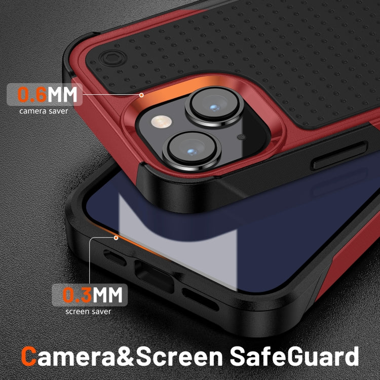 For iPhone 13 PC + TPU Shockproof Protective Phone Case