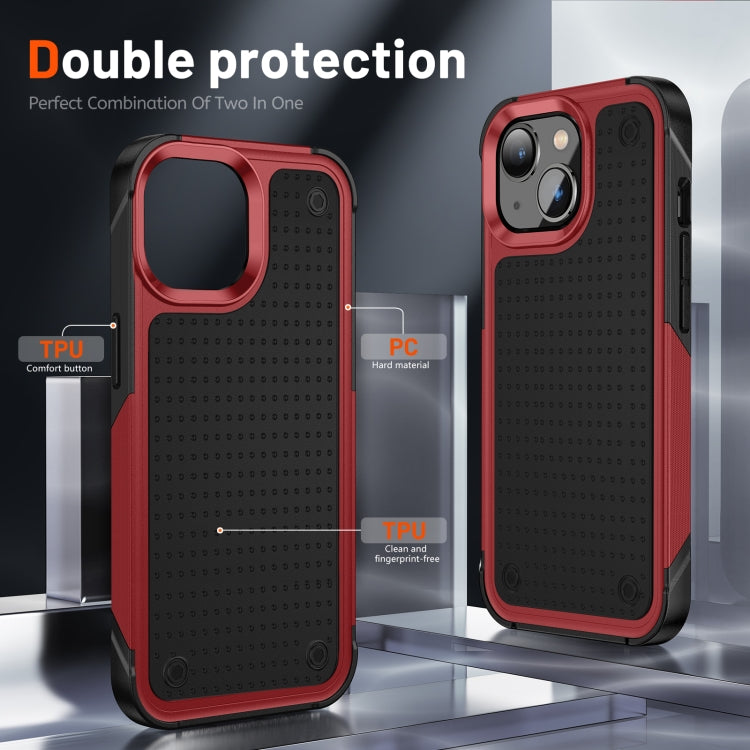 For iPhone 13 PC + TPU Shockproof Protective Phone Case