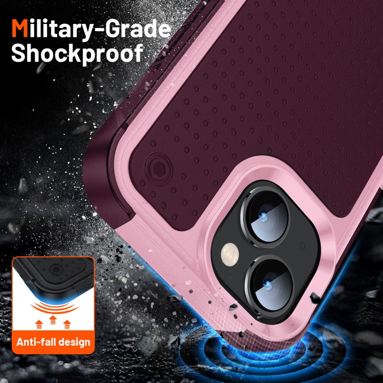 For iPhone 13 PC + TPU Shockproof Protective Phone Case