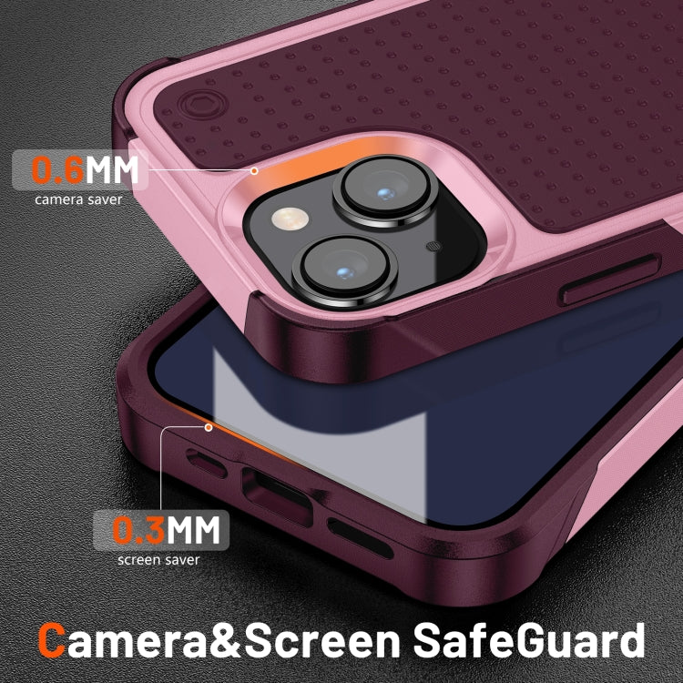 For iPhone 13 PC + TPU Shockproof Protective Phone Case