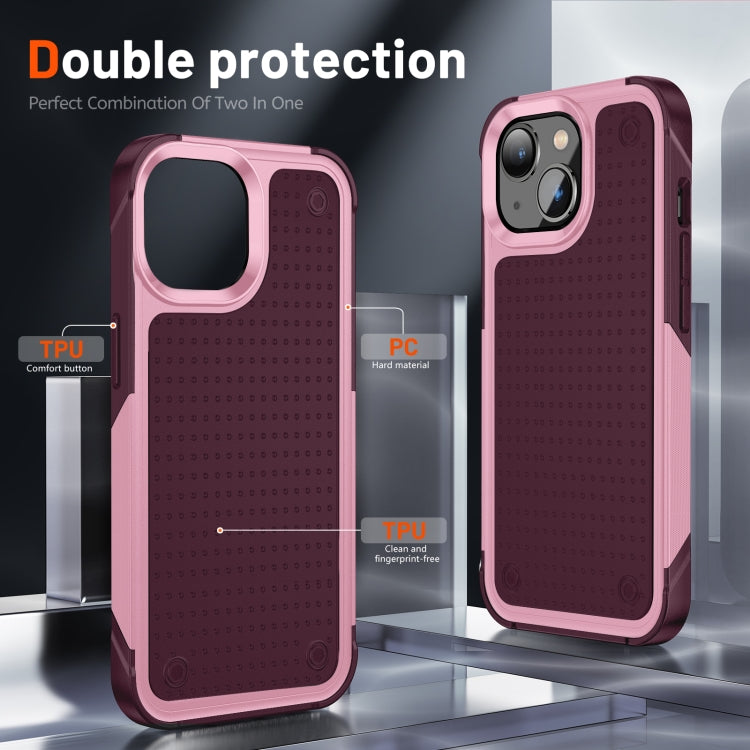 For iPhone 13 PC + TPU Shockproof Protective Phone Case