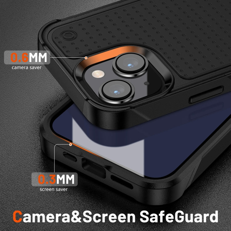 For iPhone 13 PC + TPU Shockproof Protective Phone Case