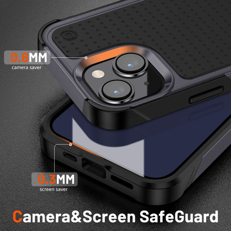 For iPhone 13 PC + TPU Shockproof Protective Phone Case