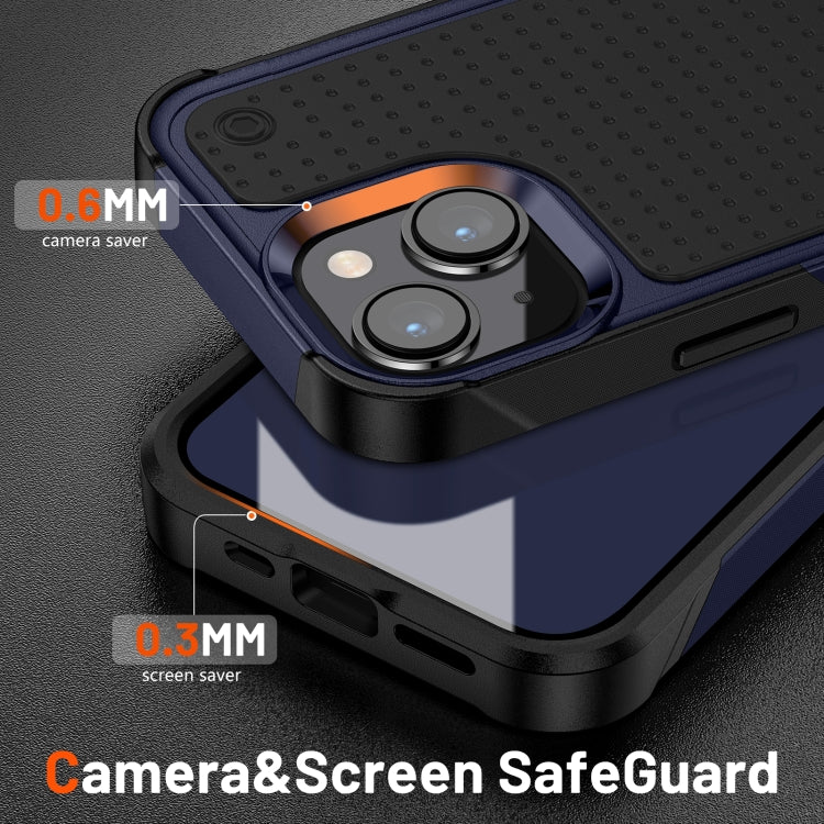 For iPhone 13 PC + TPU Shockproof Protective Phone Case