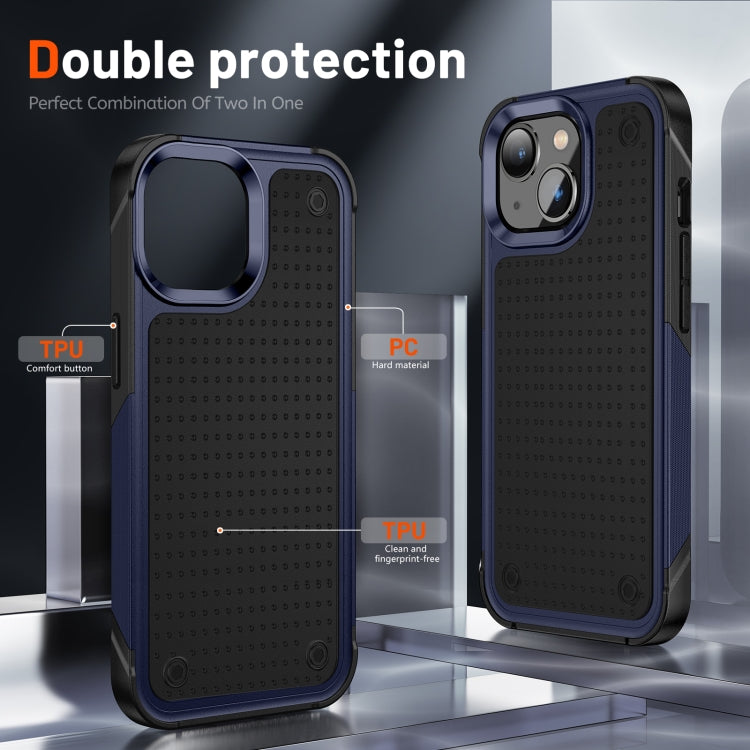For iPhone 13 PC + TPU Shockproof Protective Phone Case