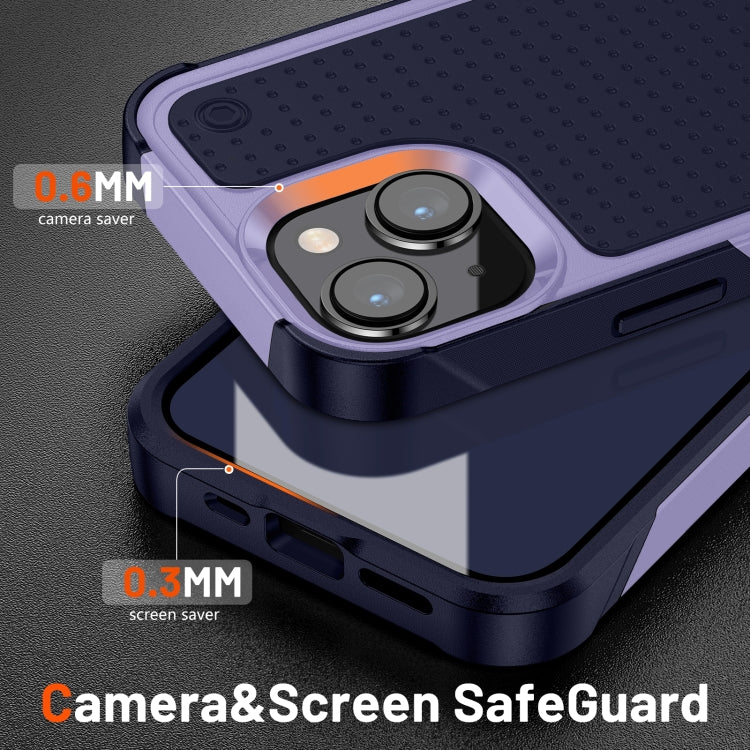 For iPhone 13 PC + TPU Shockproof Protective Phone Case