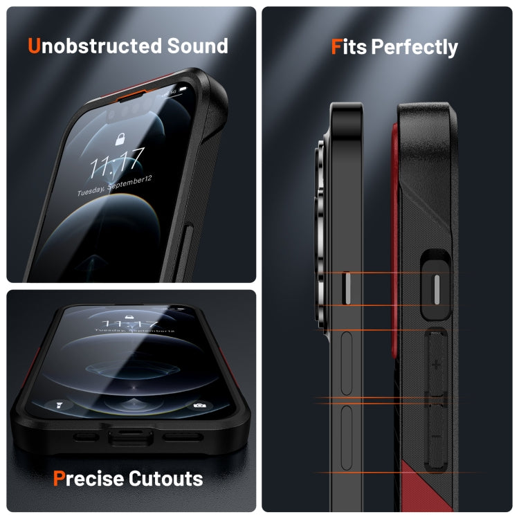 For iPhone 12 Pro PC + TPU Shockproof Protective Phone Case